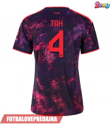 Lacne Ženy Futbalové dres Bayern Munich Jonathan Tah #4 2026-27 Krátky Rukáv - Tretina